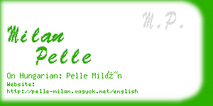 milan pelle business card